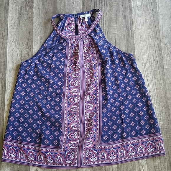 Joie Bradie Navy Blue Silk Tank Top S - Picture 5 of 10